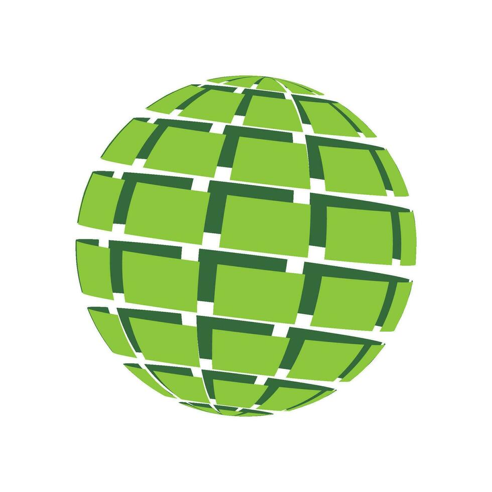 logo della tecnologia globale vettore