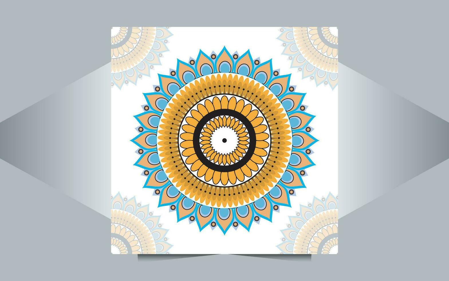 creativo vettore floreale mandala design