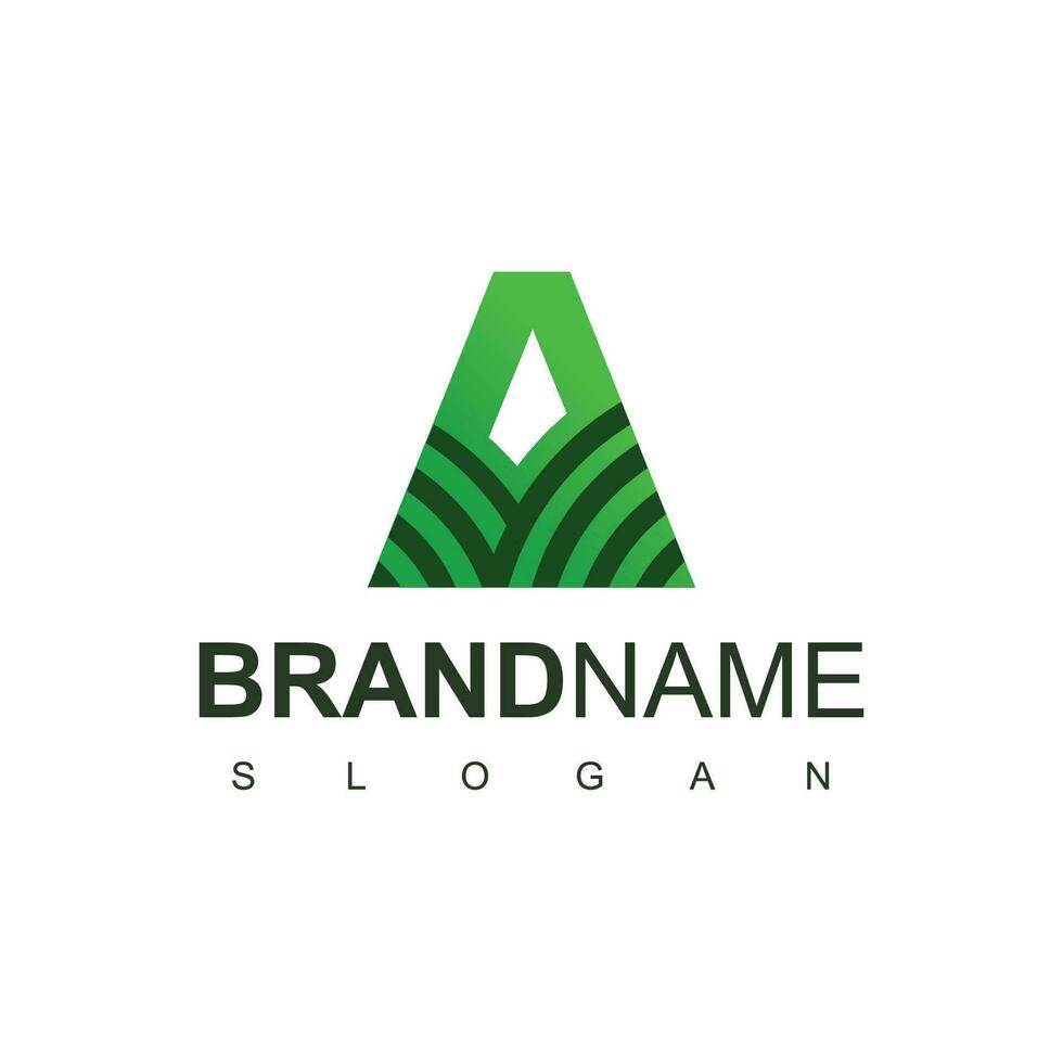 un' azienda agricola logo design vettore