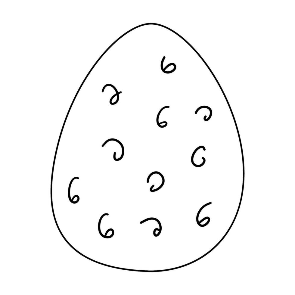 Pasqua uovo modello a caccia primavera icona elemento vettore