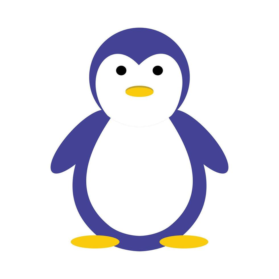 pinguino icona vettore isolato su bianca sfondo per il tuo ragnatela e mobile App design. carino animale design elementi. adatto per uso come un' complemento per figli di disegni.