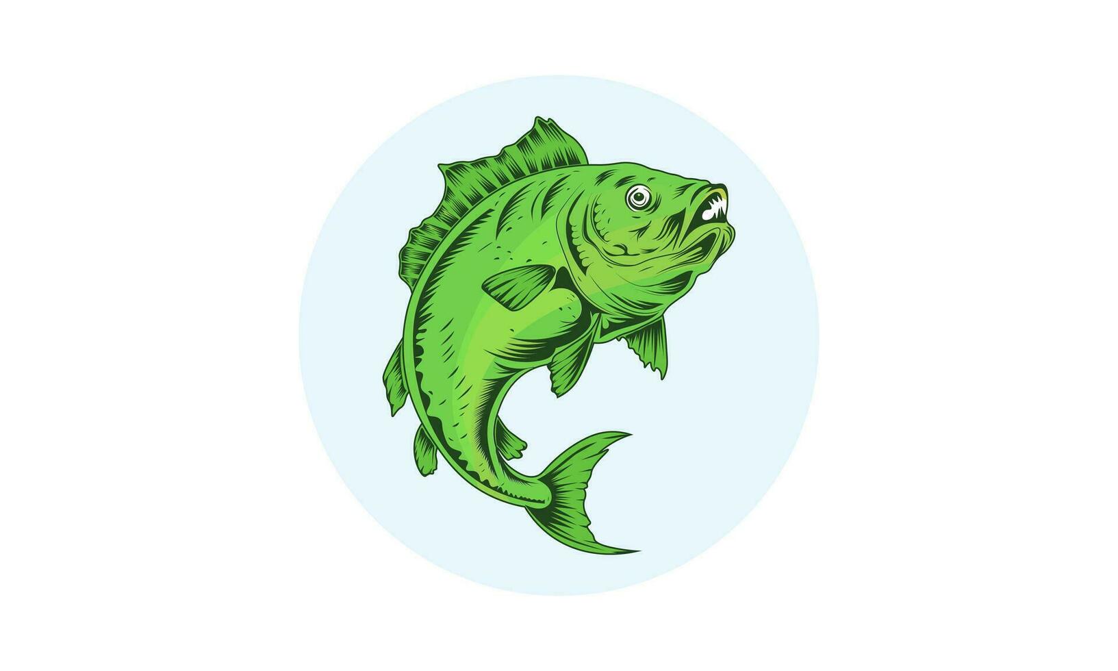 pesce vettore illustrazione design isolato su bianca