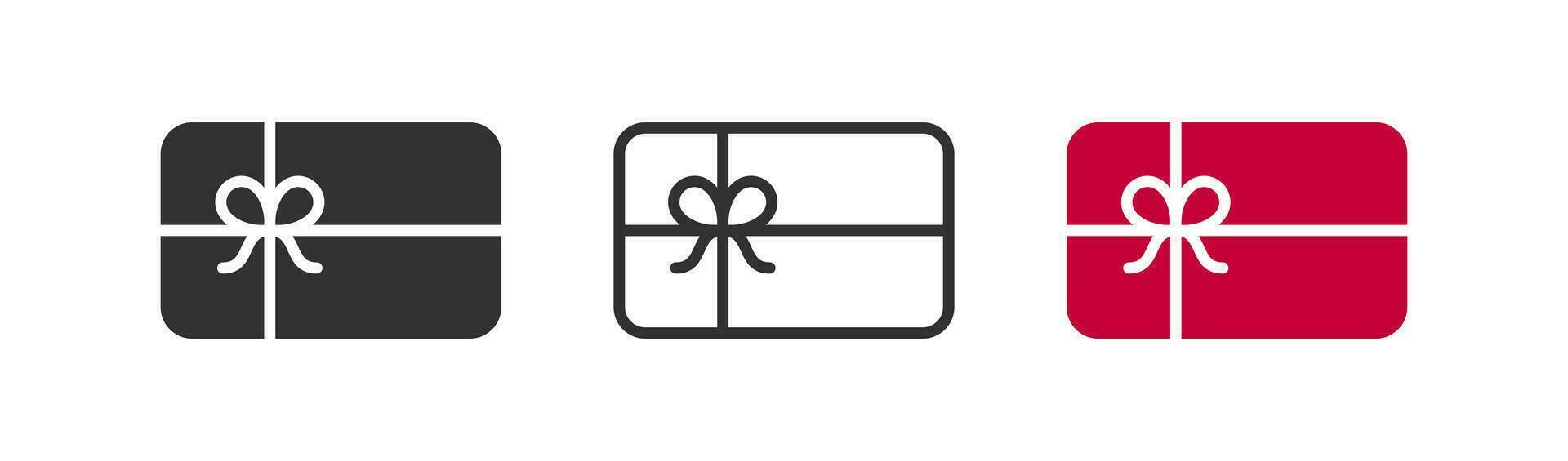 regalo carta con nastro. compleanno buono. presente certificato. sorpresa buoni. sconto bonus. vettore