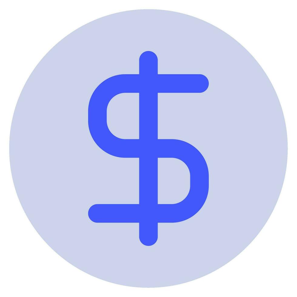 dollaro cartello icona illustrazione per ragnatela, app, infografica, eccetera vettore