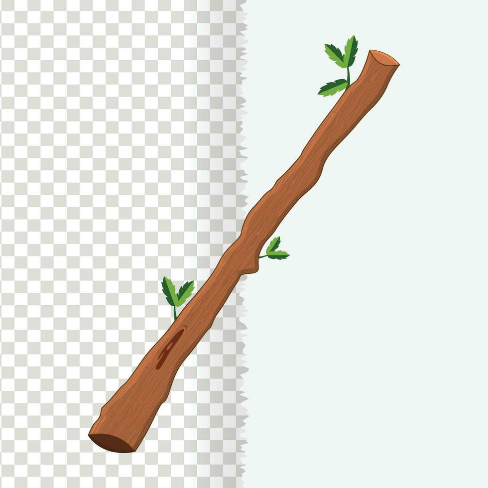 cartone animato legna rivestire di legno, ceppo e tronco vettore