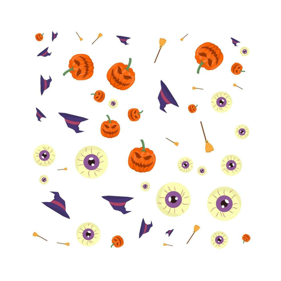 modello Halloween illustrazione vettore