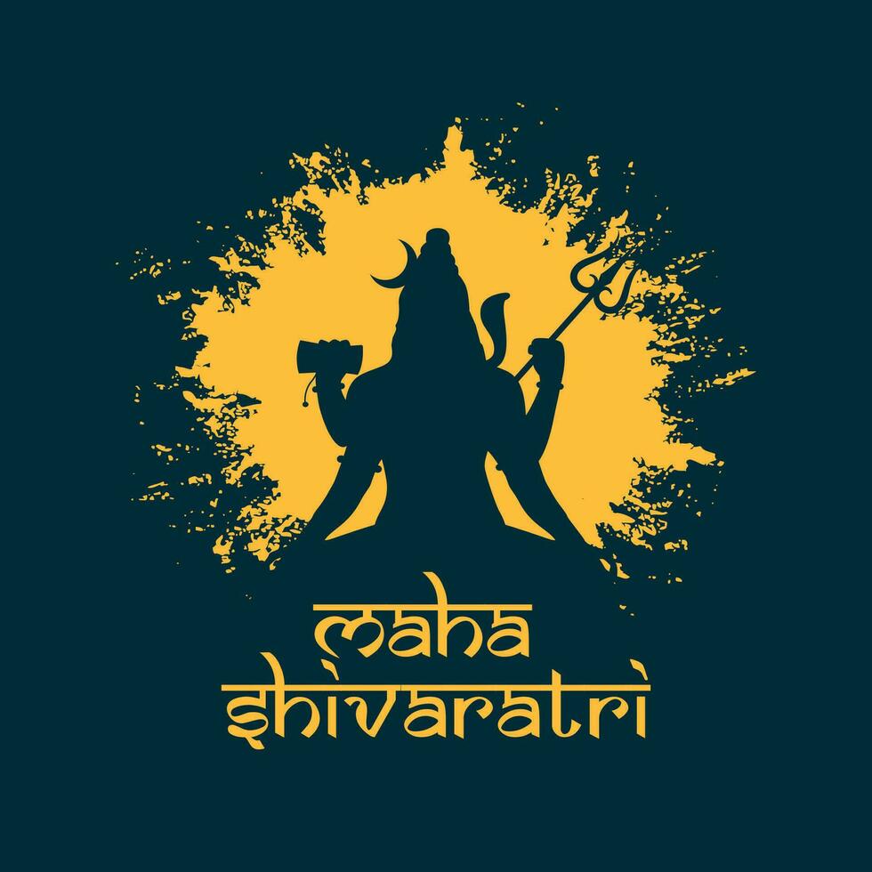 maha shivaratri giorno illustrazione vettore sfondo. vettore eps 10