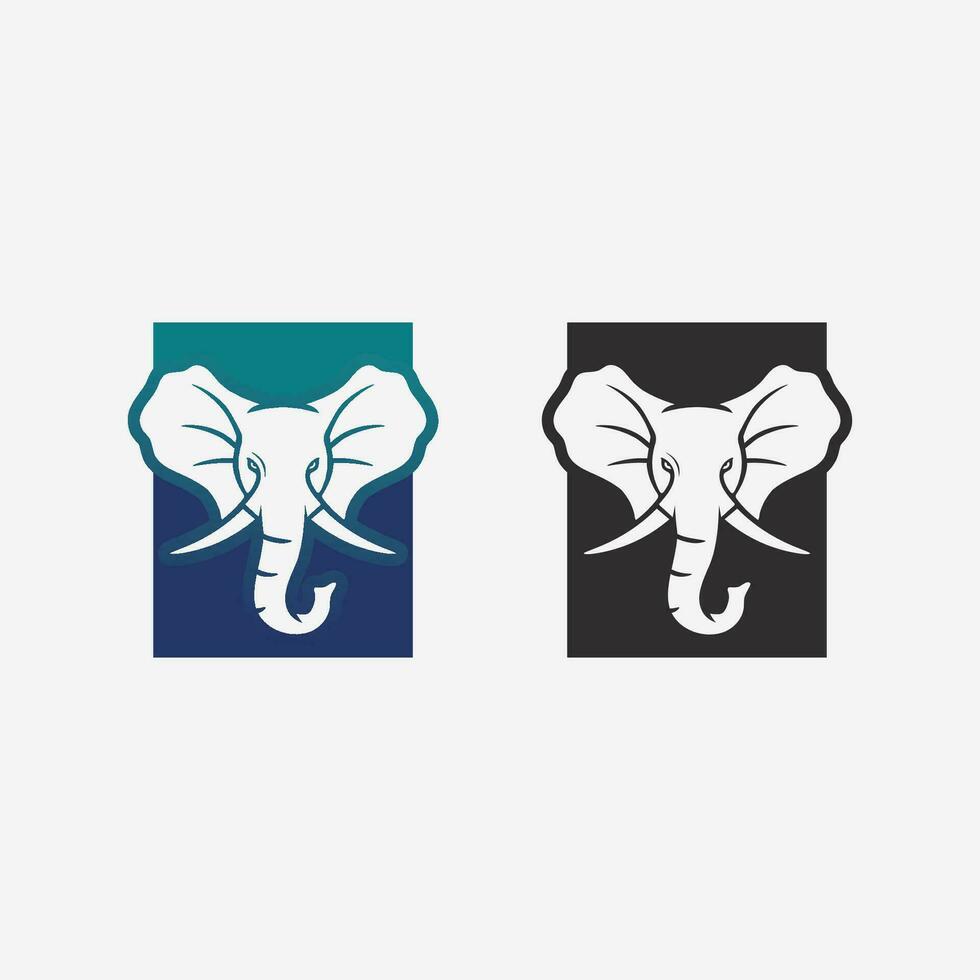 modello di progettazione dell'illustratore di vettore del logo dell'elefante