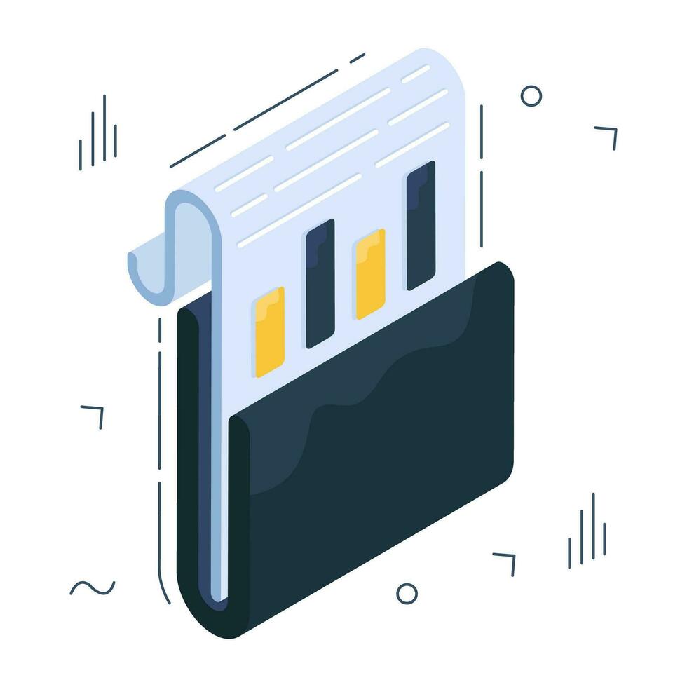 un icona design di attività commerciale cartella vettore