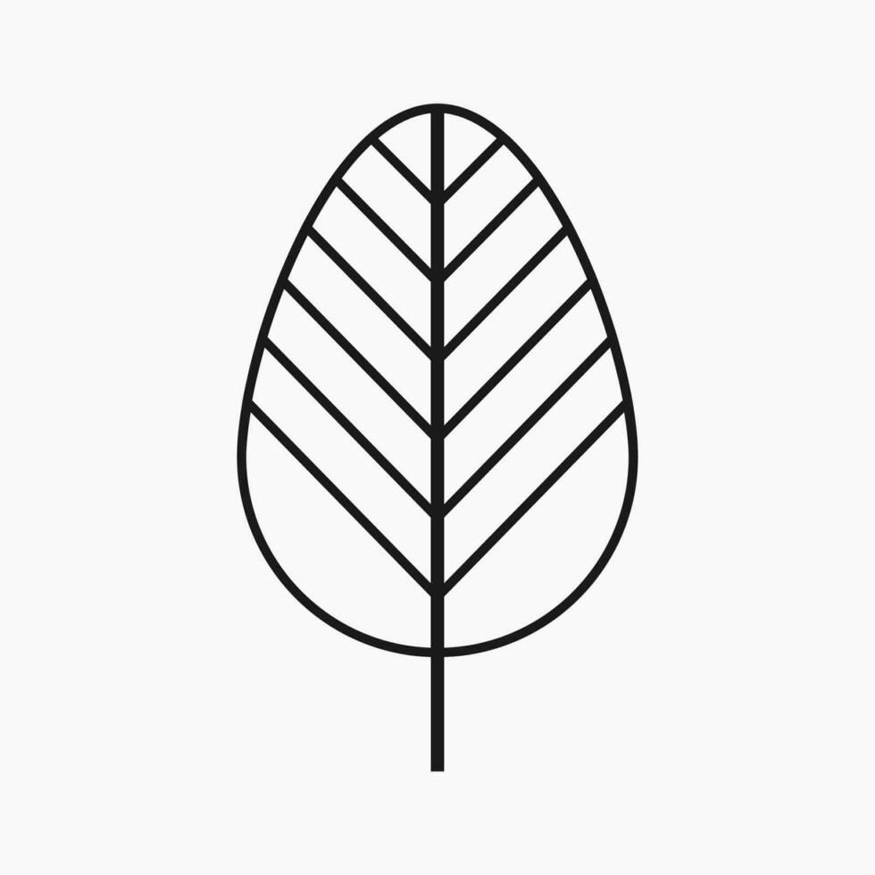 semplice e minimalista albero illustrazione vettore