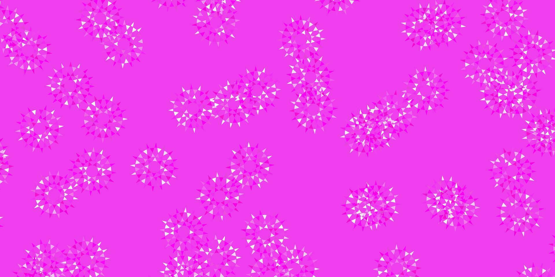 sfondo naturale vettoriale rosa chiaro con fiori.
