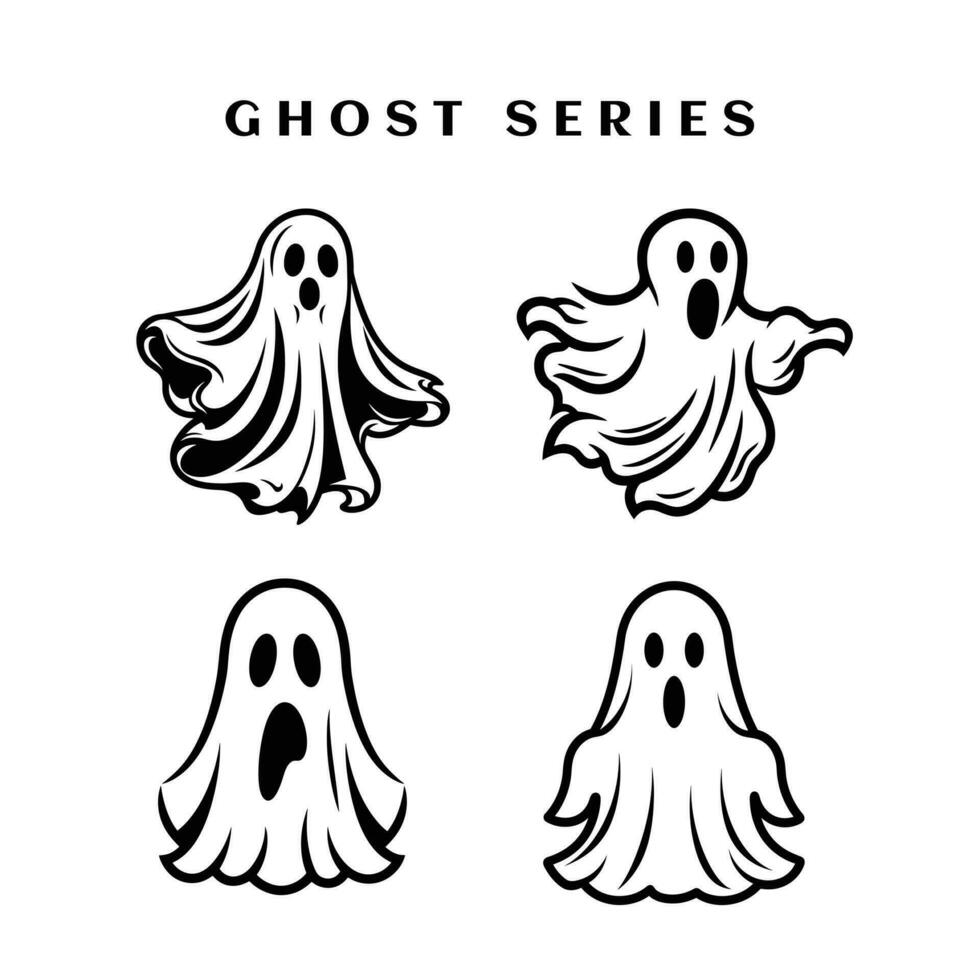 fantasma serie collezione vettore