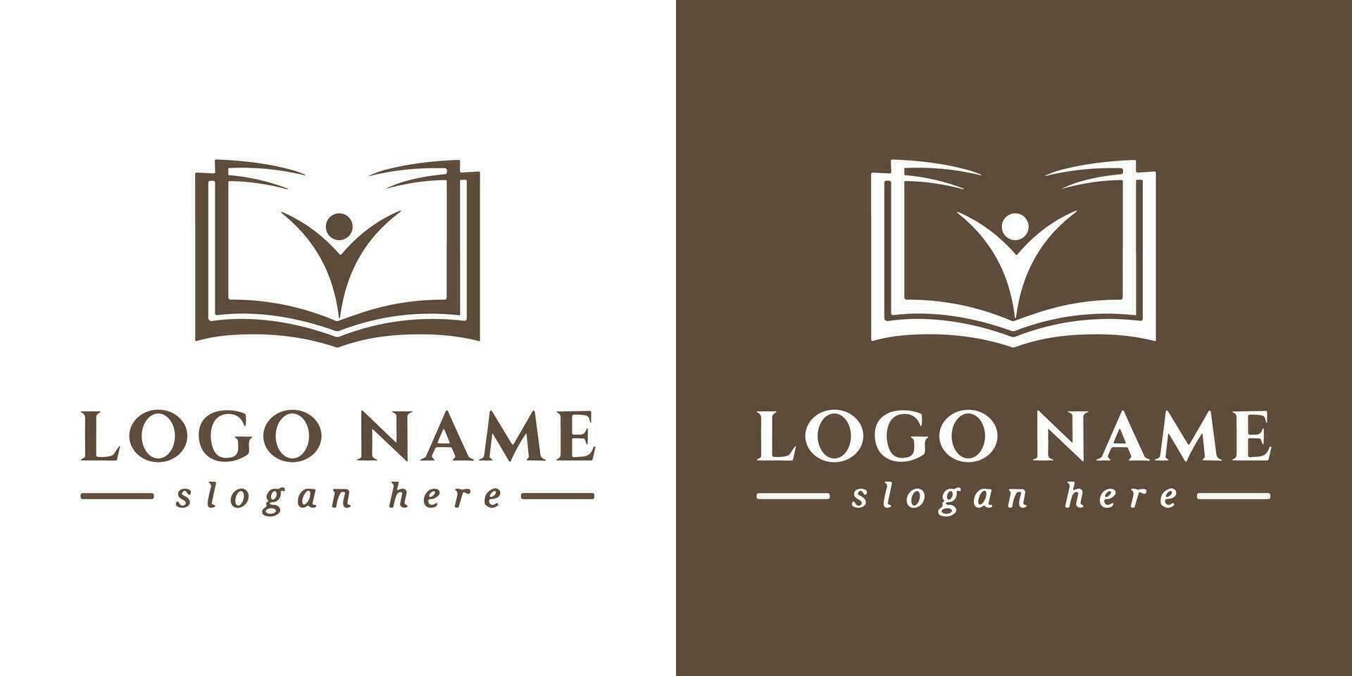 formazione scolastica logotipo concetto. logo design modello. vettore illustrazione.