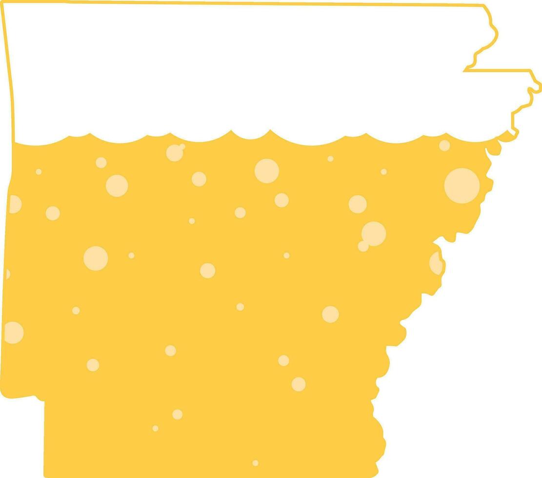 potabile mestiere birra birra liquore modello vettore illustrazione grafico bolle schiuma Arkansas