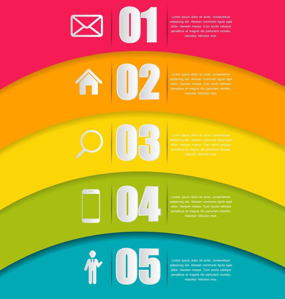 illustrazione vettoriale del modello di business infografica