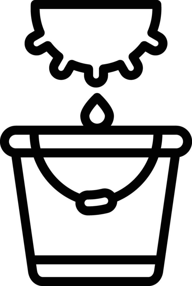 latte secchio vettore icona