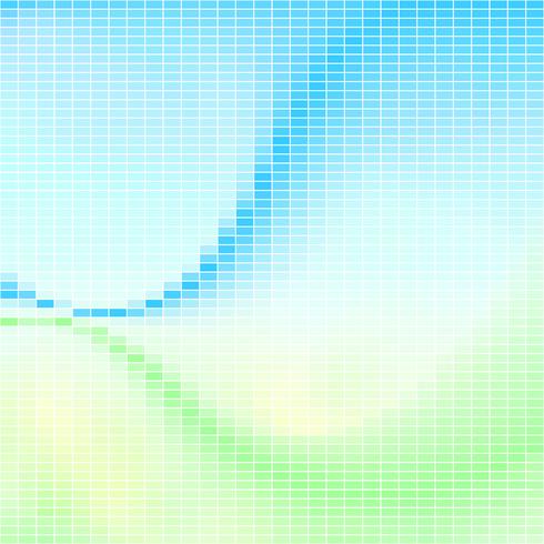 sfondo colorato in pixel art vettore