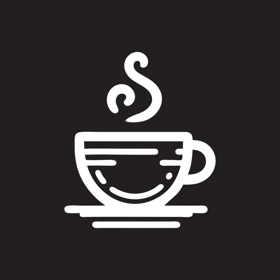 semplice logo del caffè vettore