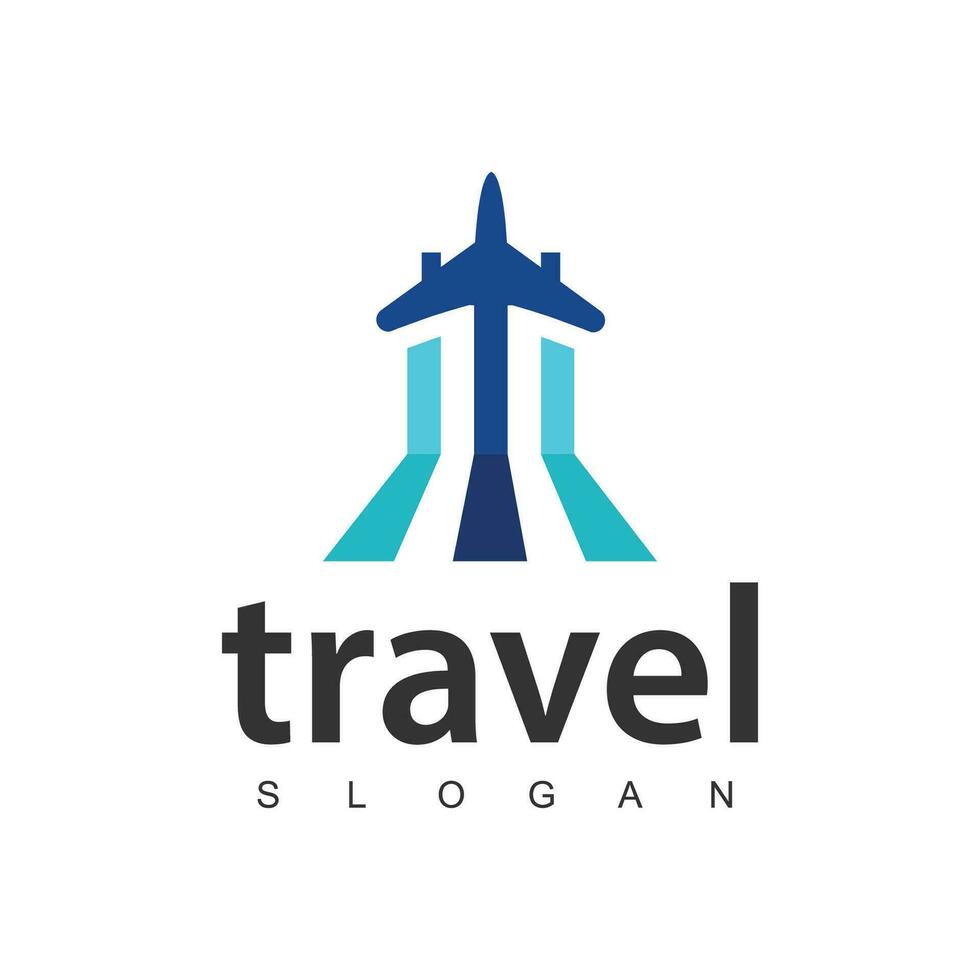 viaggio agenzia attività commerciale logo. trasporto, la logistica consegna logo design vettore