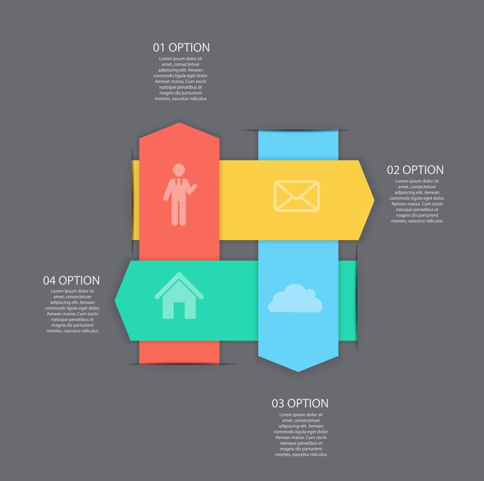 modelli di infografica per illustrazione vettoriale di affari.