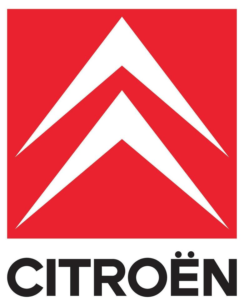 citroen auto logo vettore illustrazione