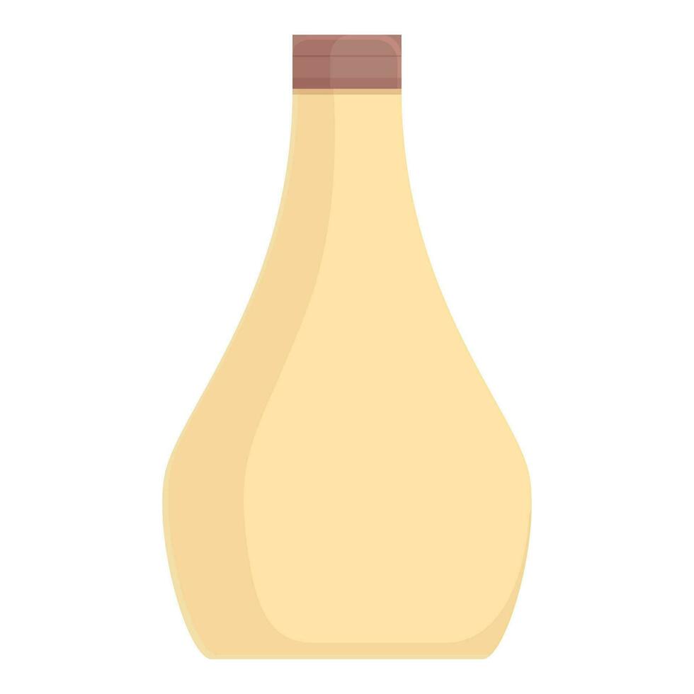 bottiglia vaso crema icona cartone animato vettore. umido bambino personale vettore