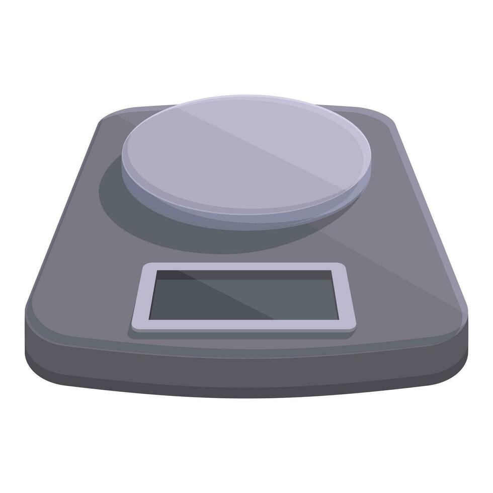 peso cucina bilancia icona cartone animato vettore. misurare Prodotto vettore