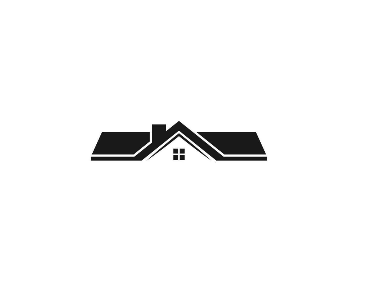 Casa logo vettore illustrazione. Casa tetto vero tenuta icona vettore