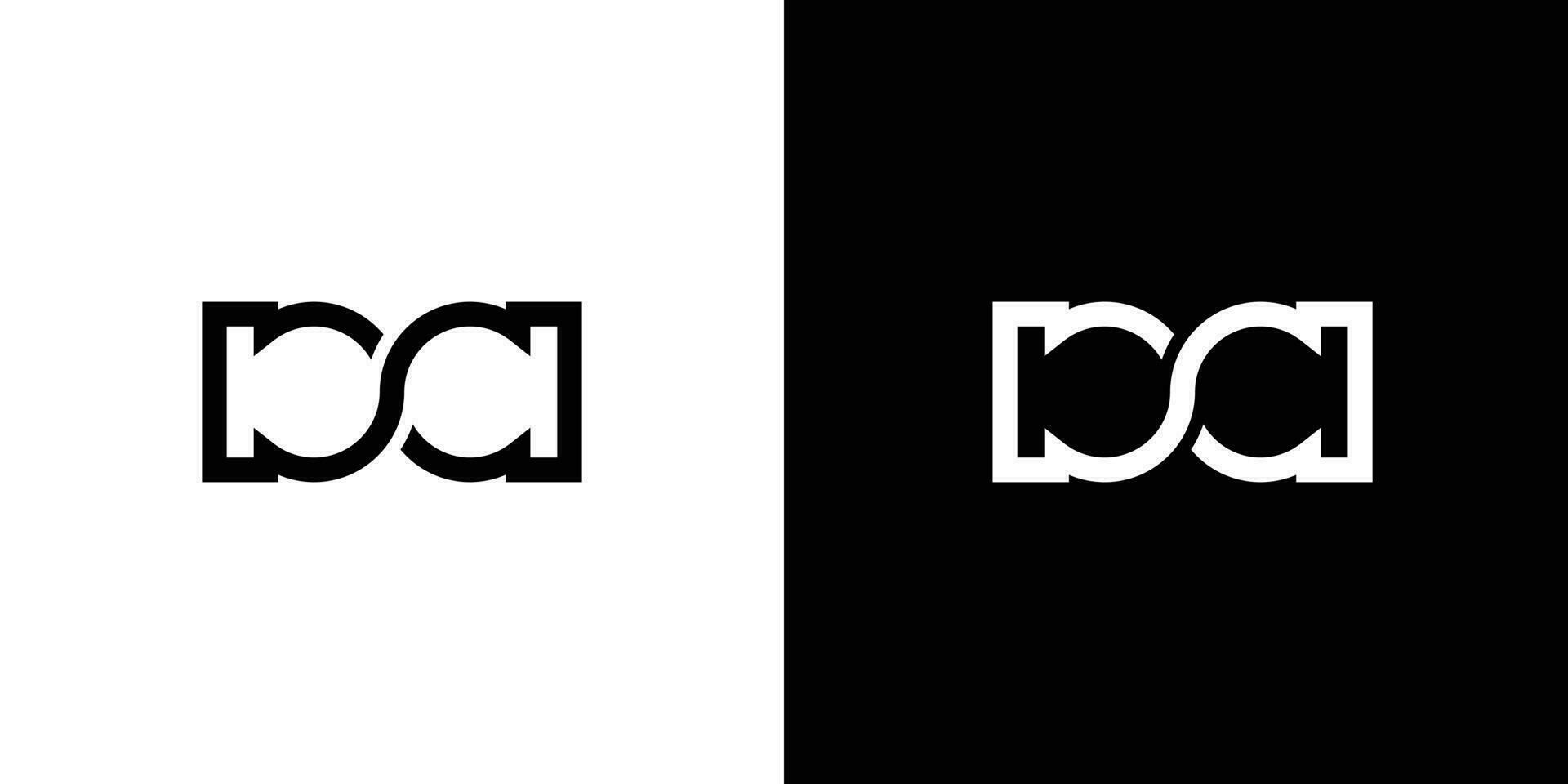 minimalista lettera un' un' monogramma logo design vettore modello