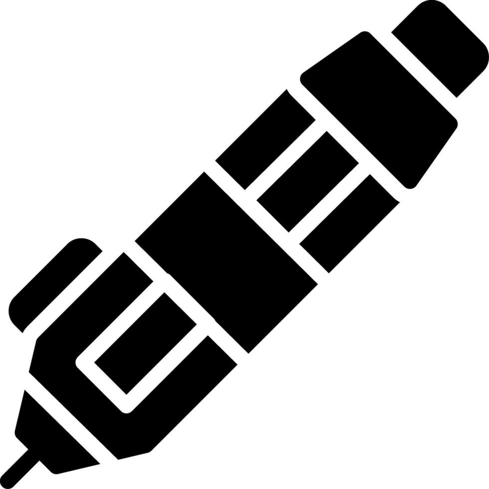 3d penna creativo icona design vettore
