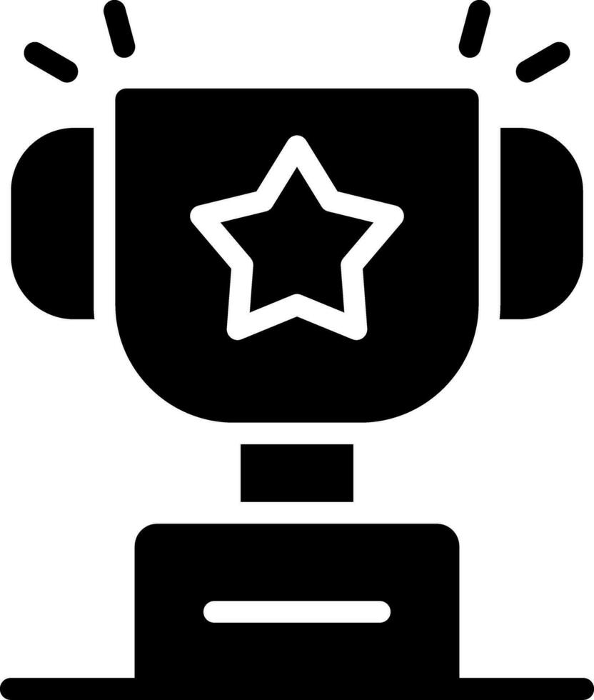 trofeo creativo icona design vettore