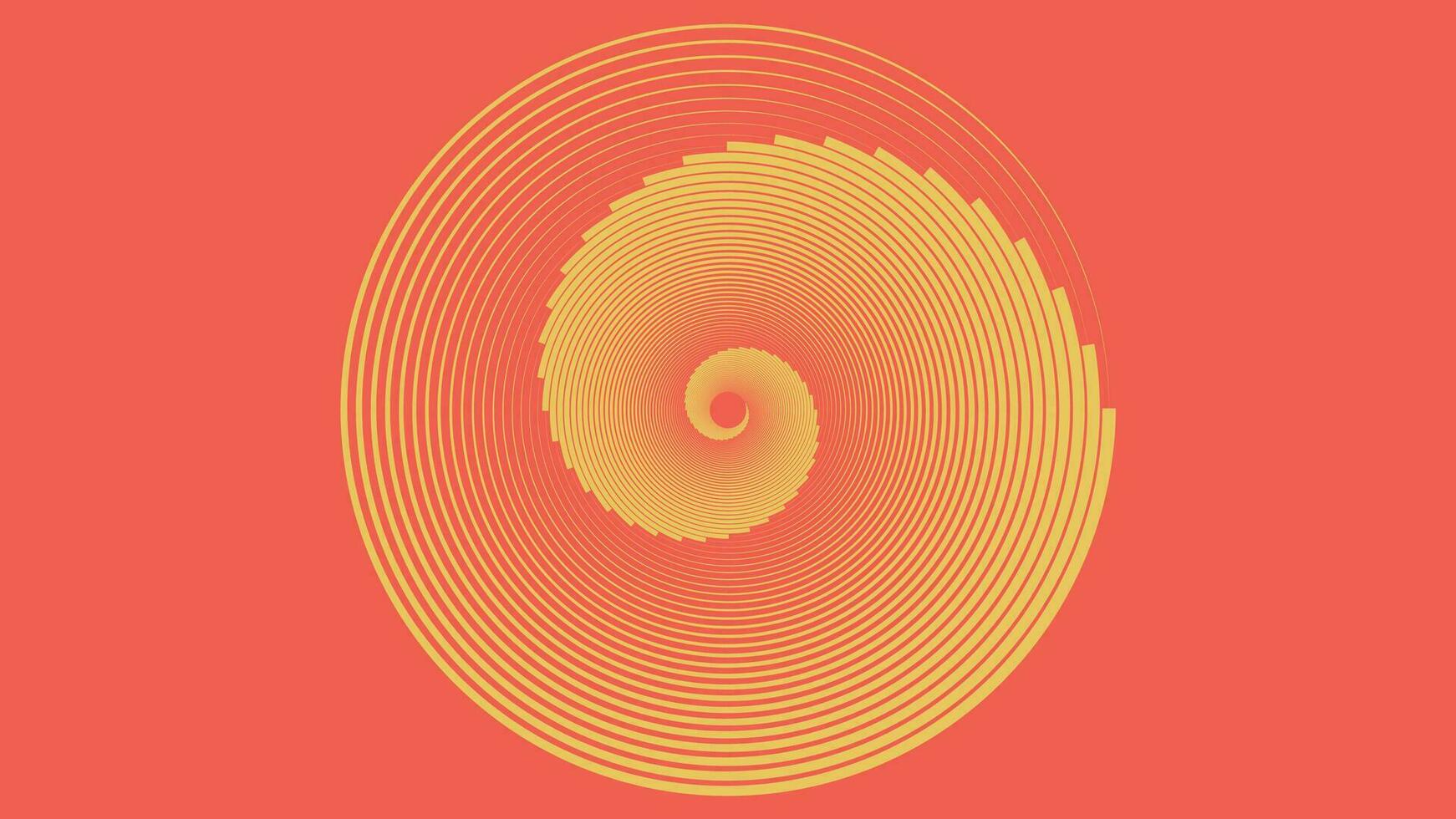 astratto spirale retrò colore Filatura vortice sfondo. vettore