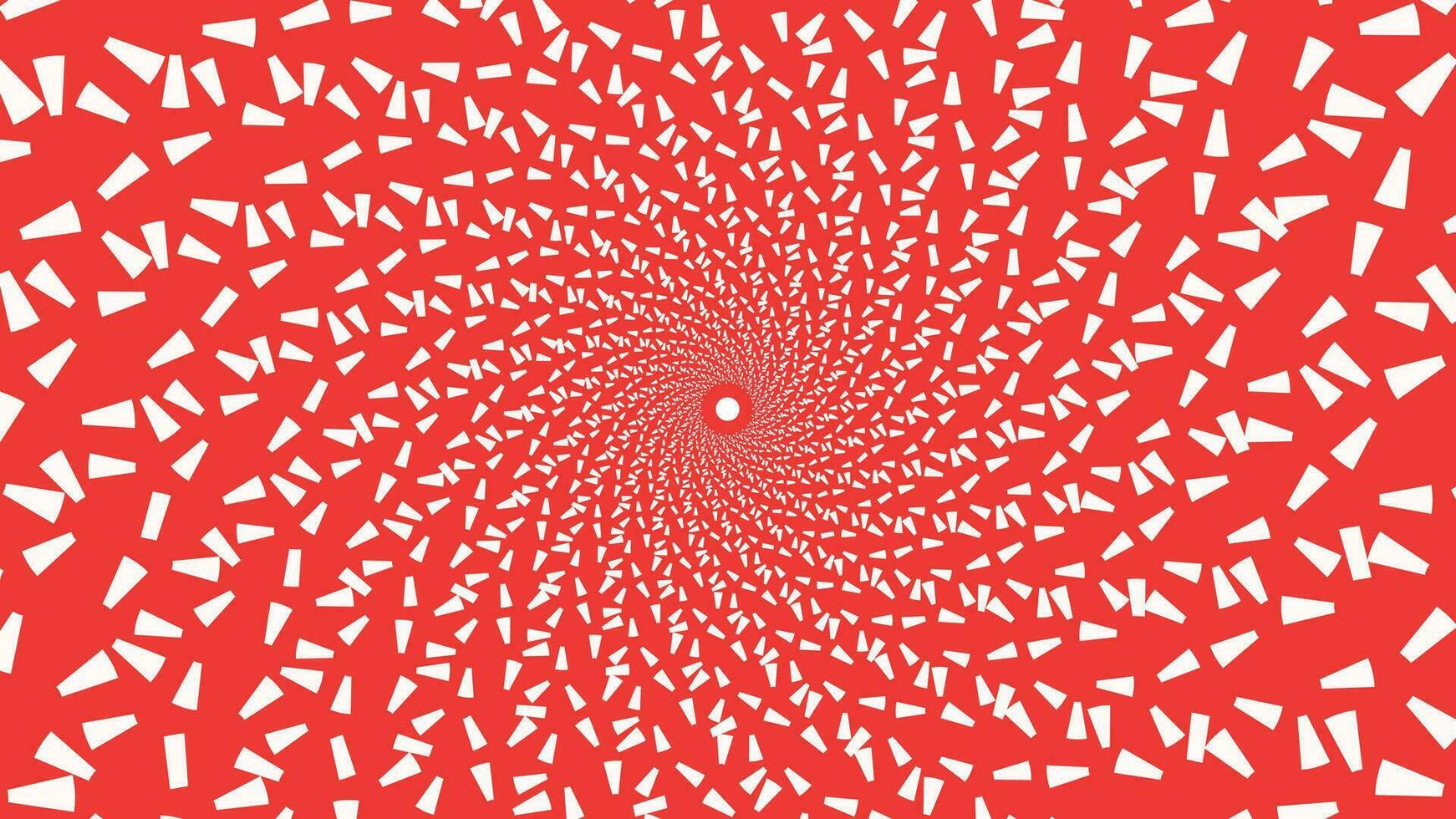 astratto spirale il giro vortice stile rosso e bianca sfondo. Questo semplice Filatura stile sfondo può essere Usato come San Valentino amore sfondo. vettore