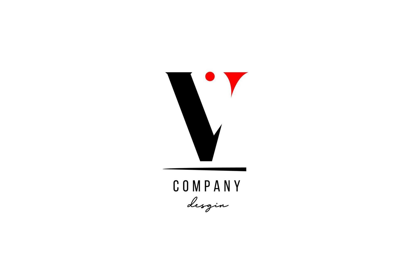 icona del design dell'alfabeto del logo della lettera v per l'azienda e il business vettore