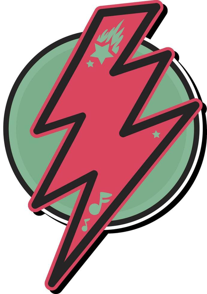 elettrico fulmine scarico emblema logotipo vettore