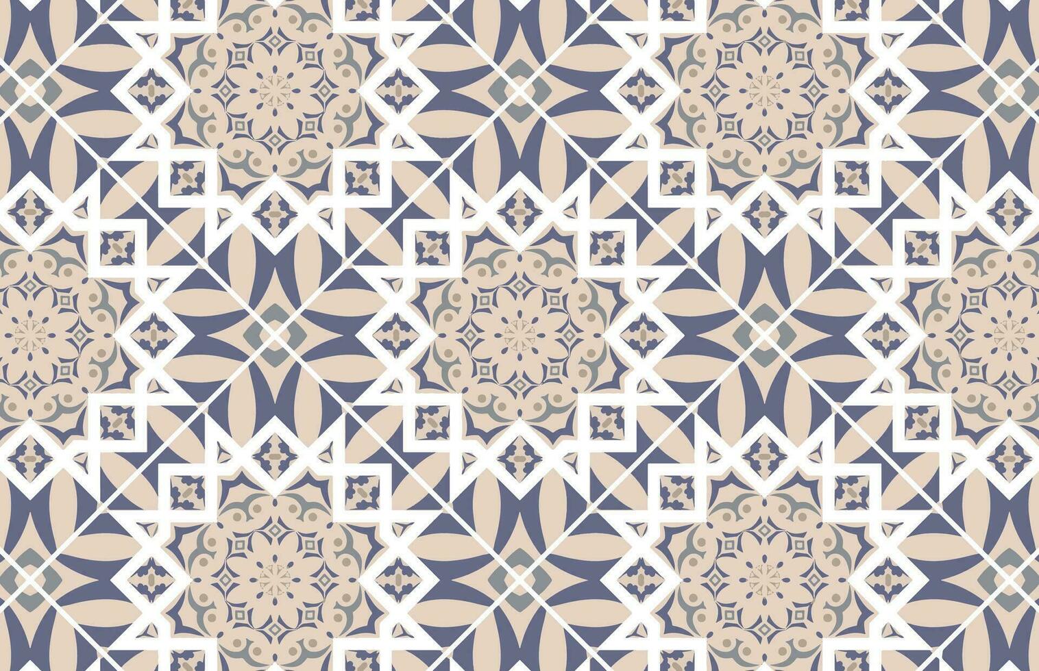 colorato marocchino tappeto e tessuto design modello vettore