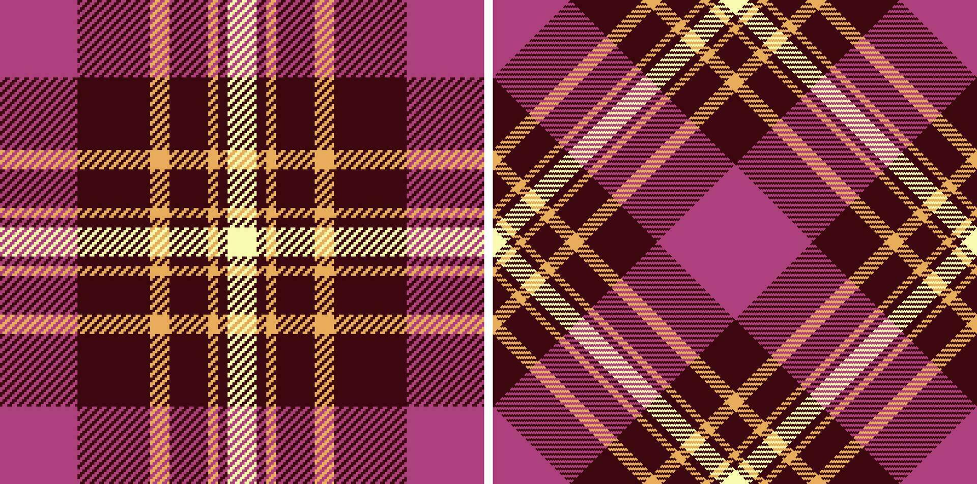 tartan dai un'occhiata modello di senza soluzione di continuità plaid struttura con un' tessuto sfondo vettore tessile.