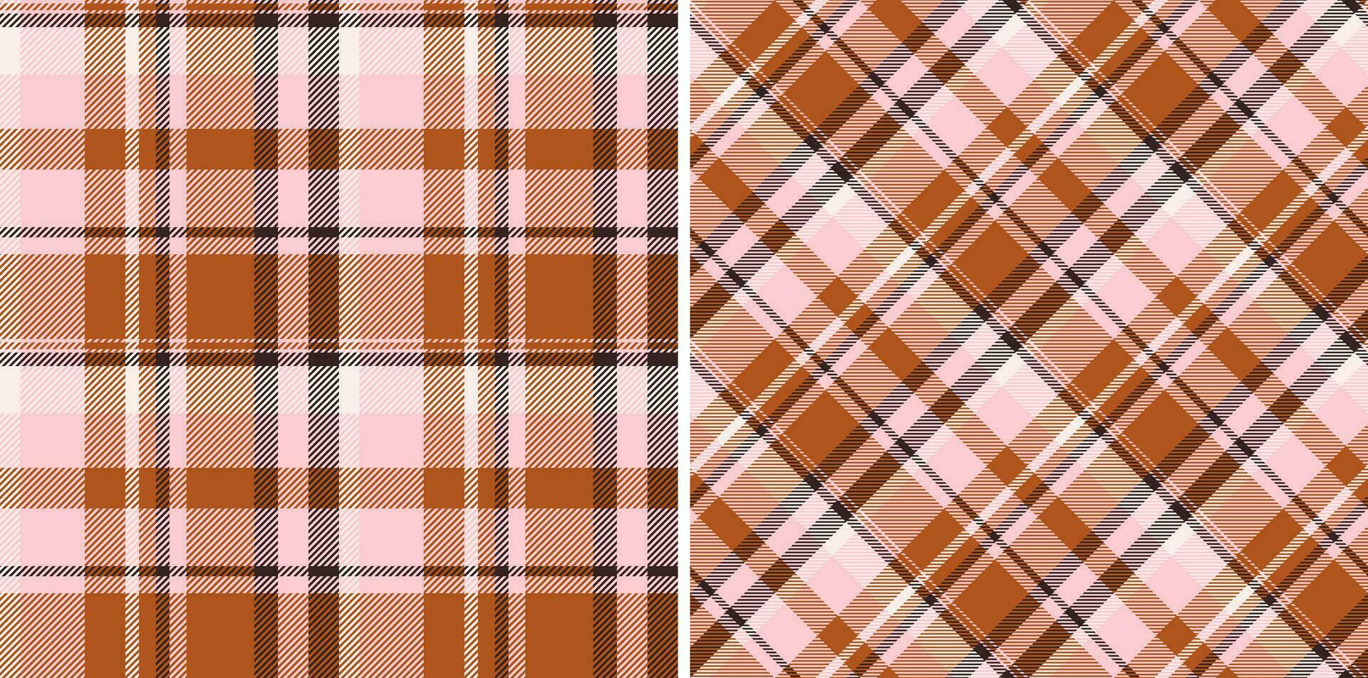 dai un'occhiata plaid sfondo di tessile tartan tessuto con un' struttura modello vettore senza soluzione di continuità. impostato nel nozze colori per sottile gonna moda.