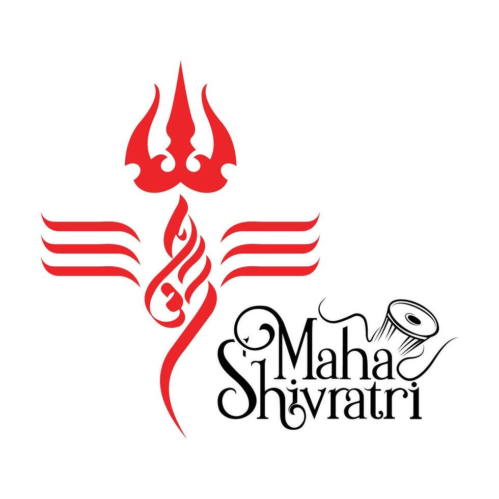 contento maha shivratri Festival vettore design