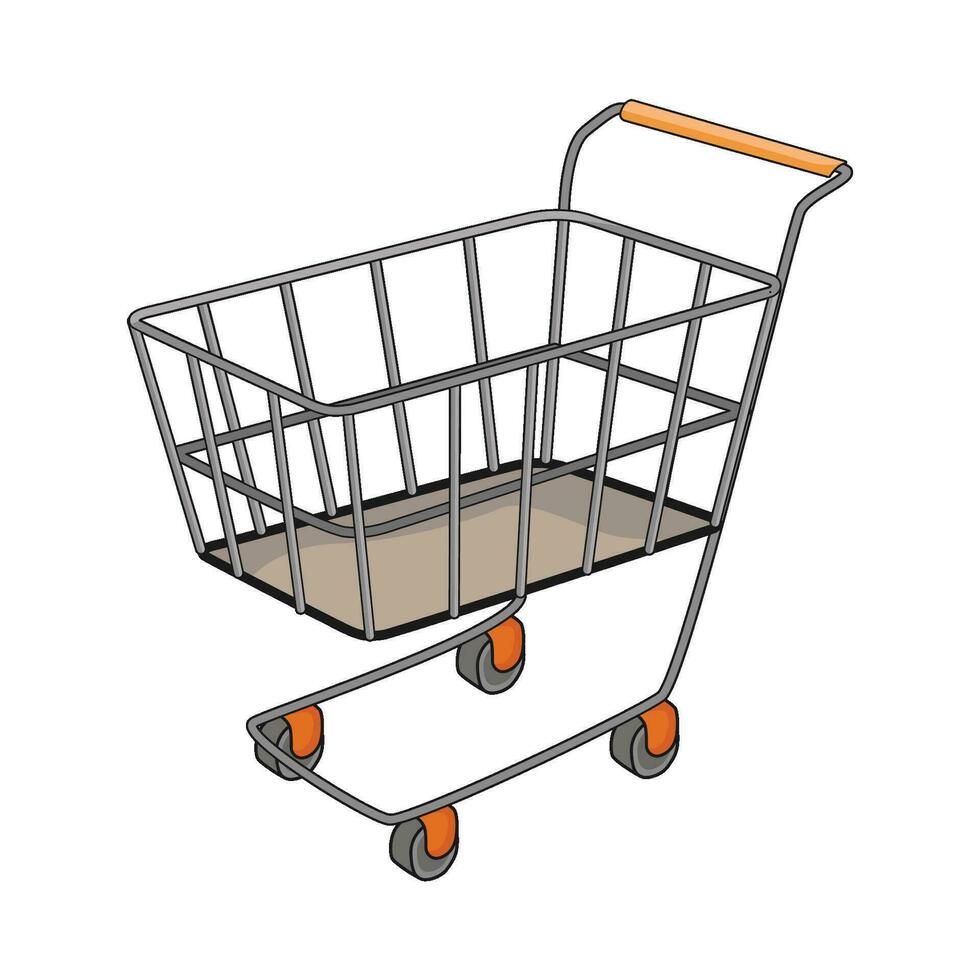 illustrazione di shopping carrello vettore