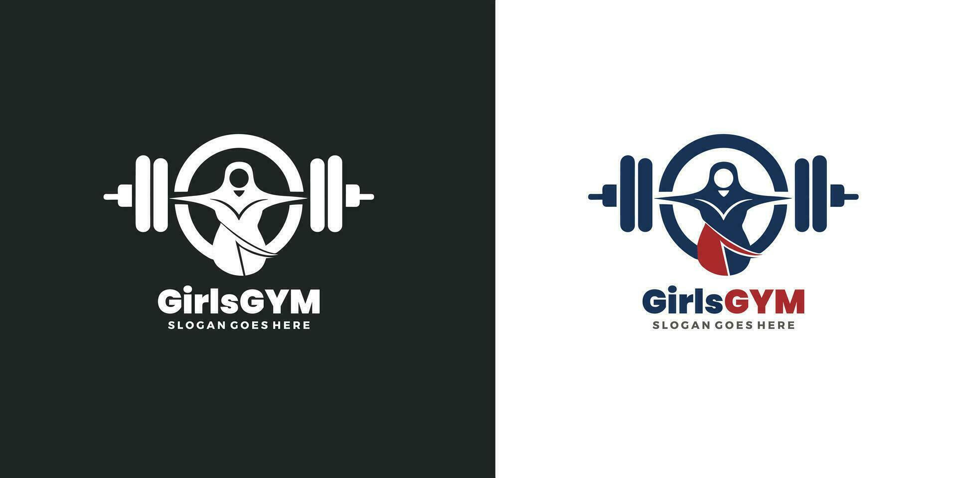 femmina fitness logo - vettore illustrazione, femmina fitness logo design emblema. professionista vettore