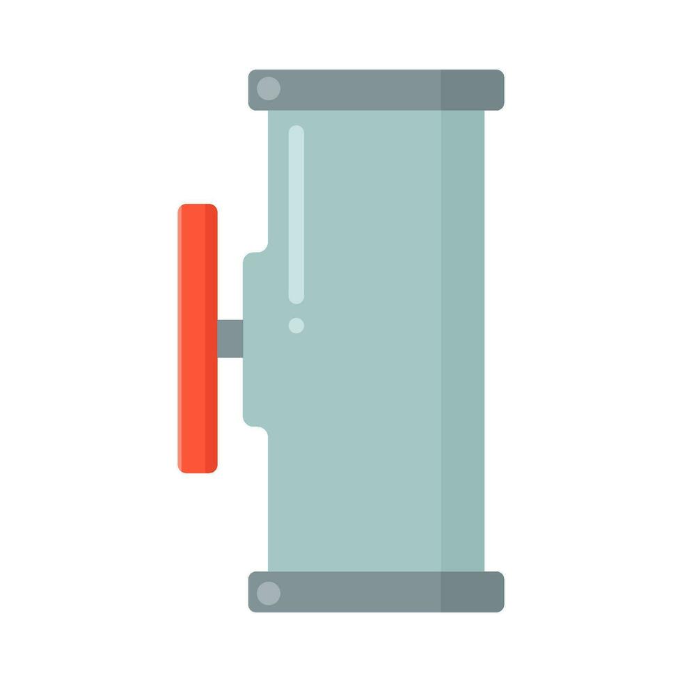 rubinetto acqua nel tubo acqua illustrazione vettore