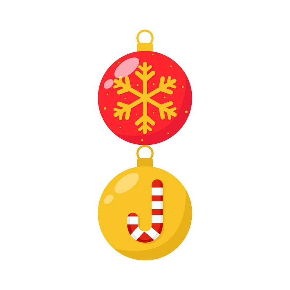 Natale palla decorazione illustrazione vettore