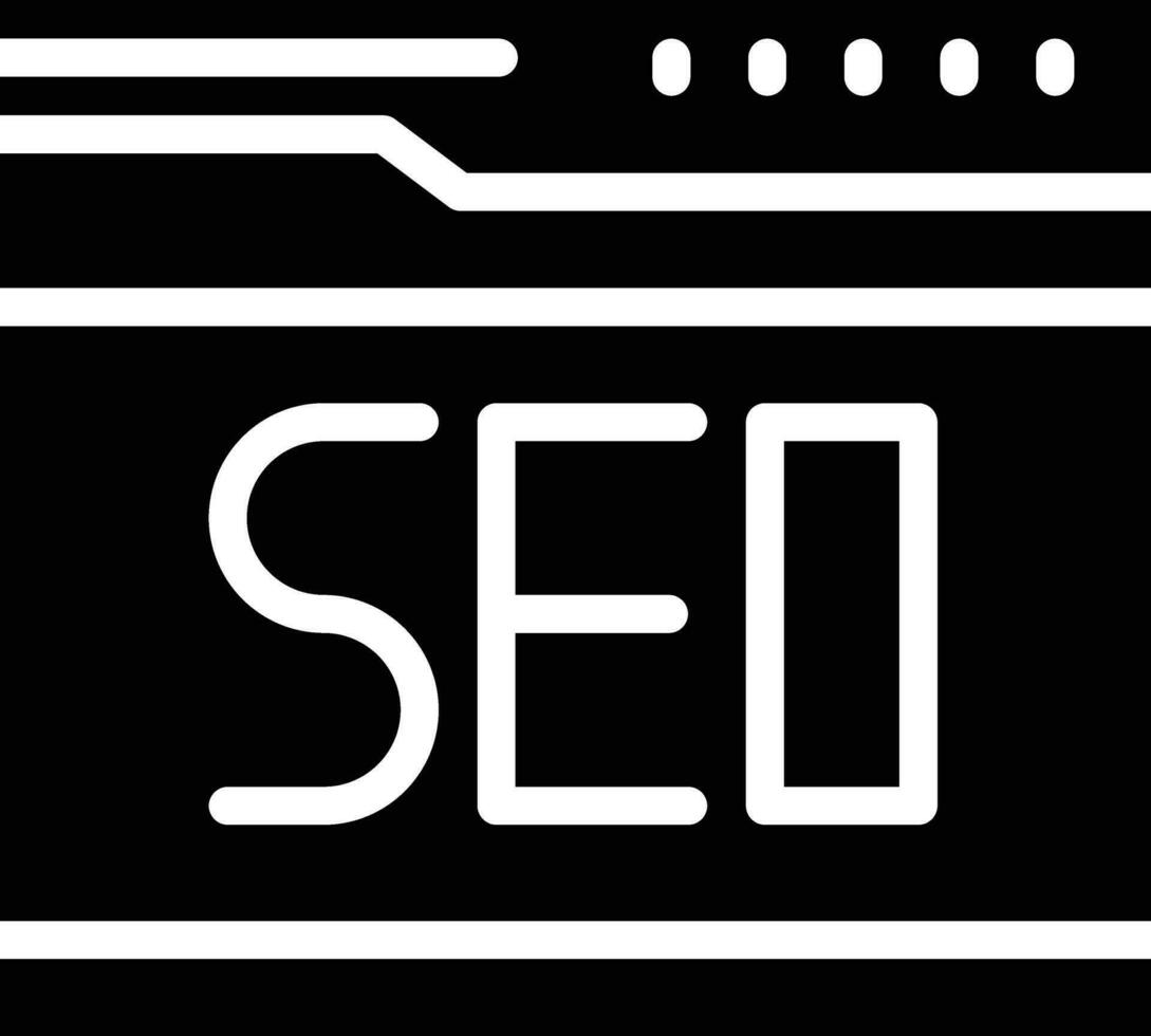 sito web SEO vettore icona