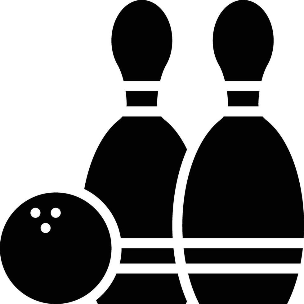 bowling vettore icona