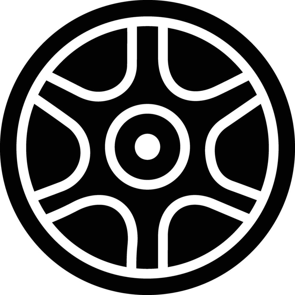 ruota vettore icona