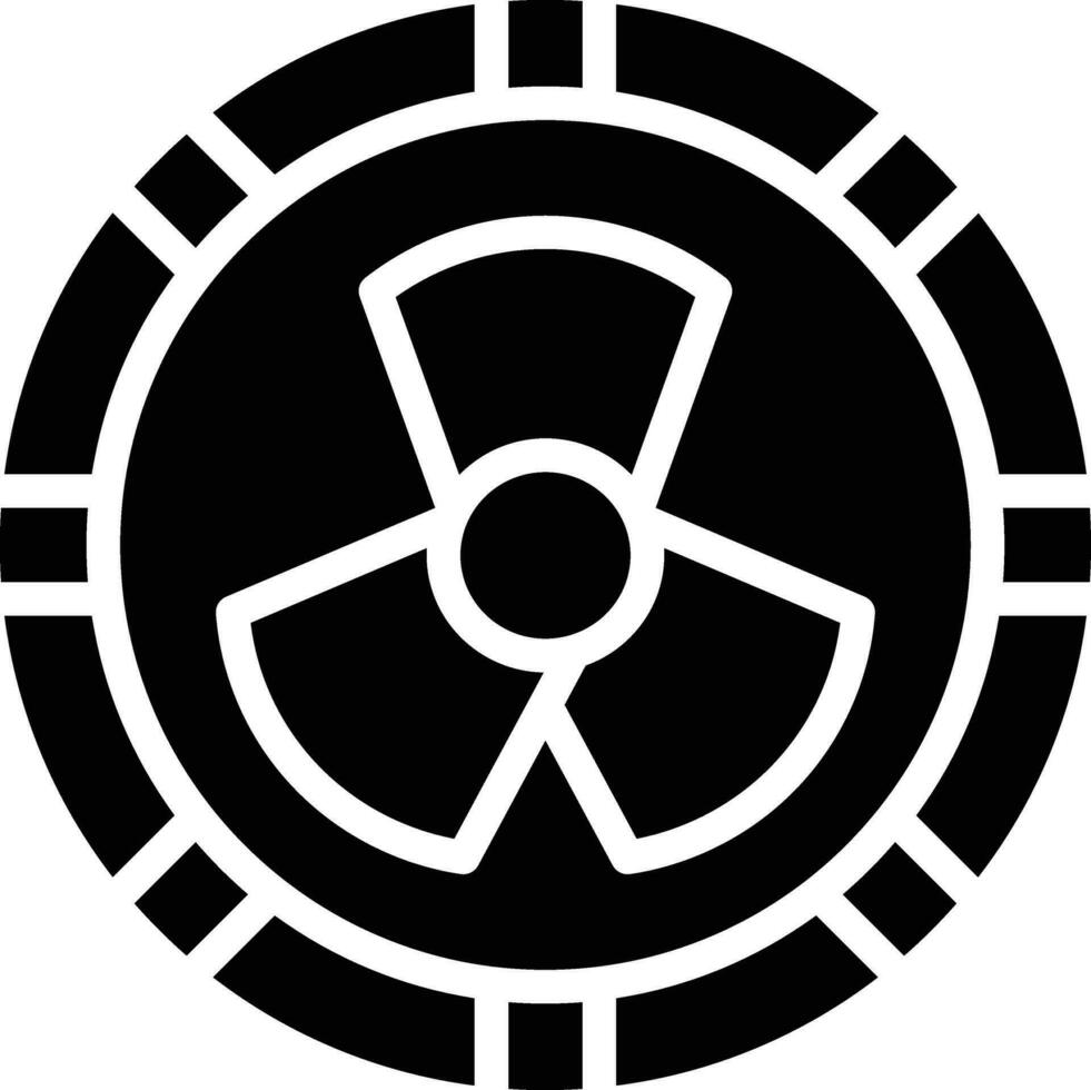 nucleare vettore icona