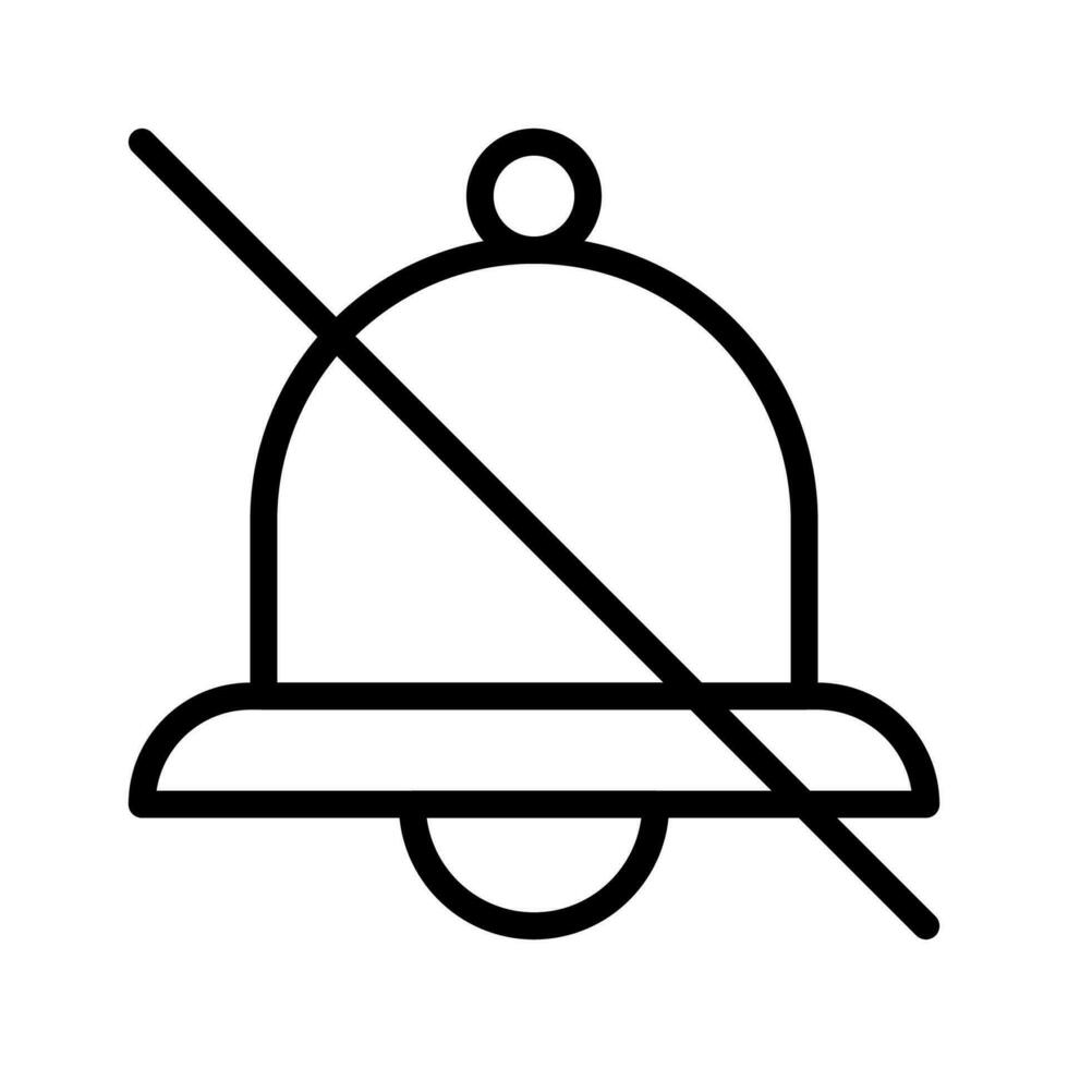 campana icona o logo illustrazione schema stile. icone e-commerce. vettore