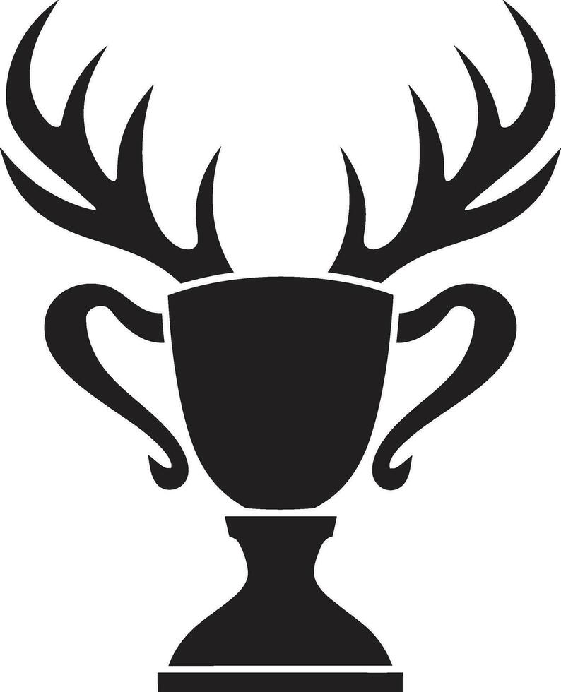 trophyrackart sintesi nexus vettore trofeo mestieri cresta di cervo Evoluzione matrice artistico trofeo disegni