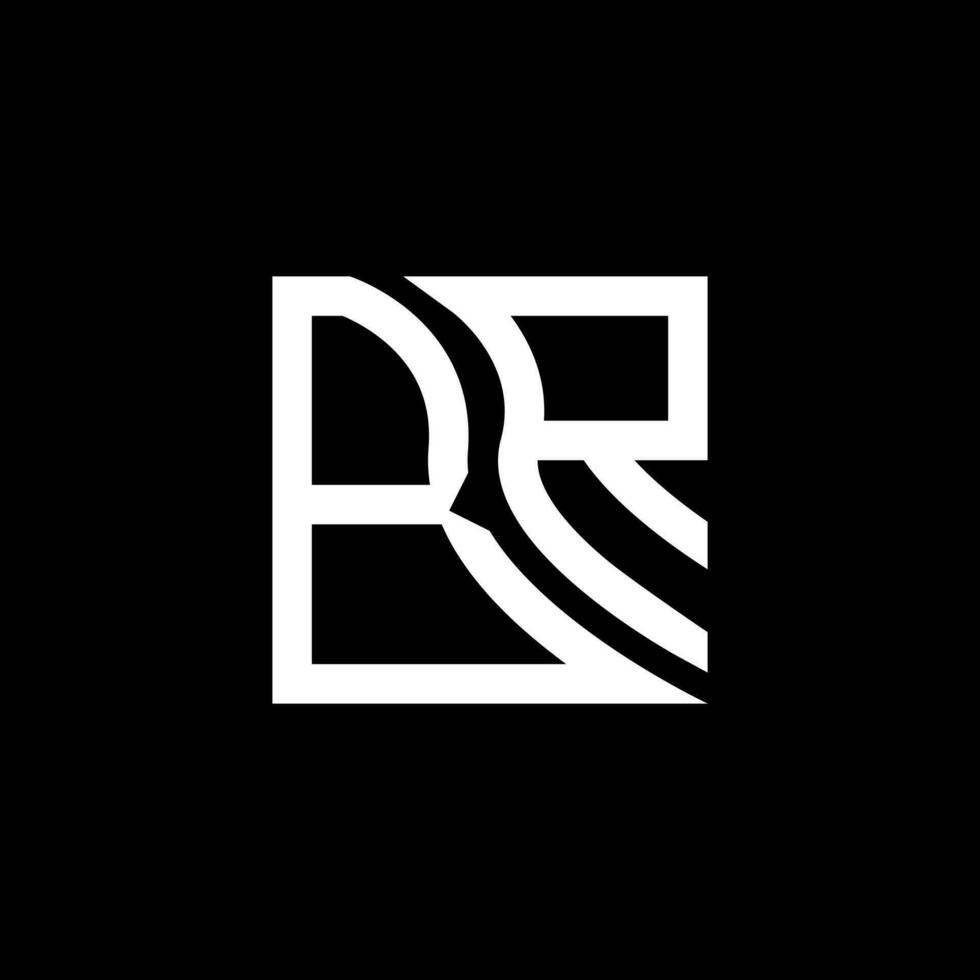 br lettera logo vettore disegno, br semplice e moderno logo. br lussuoso alfabeto design